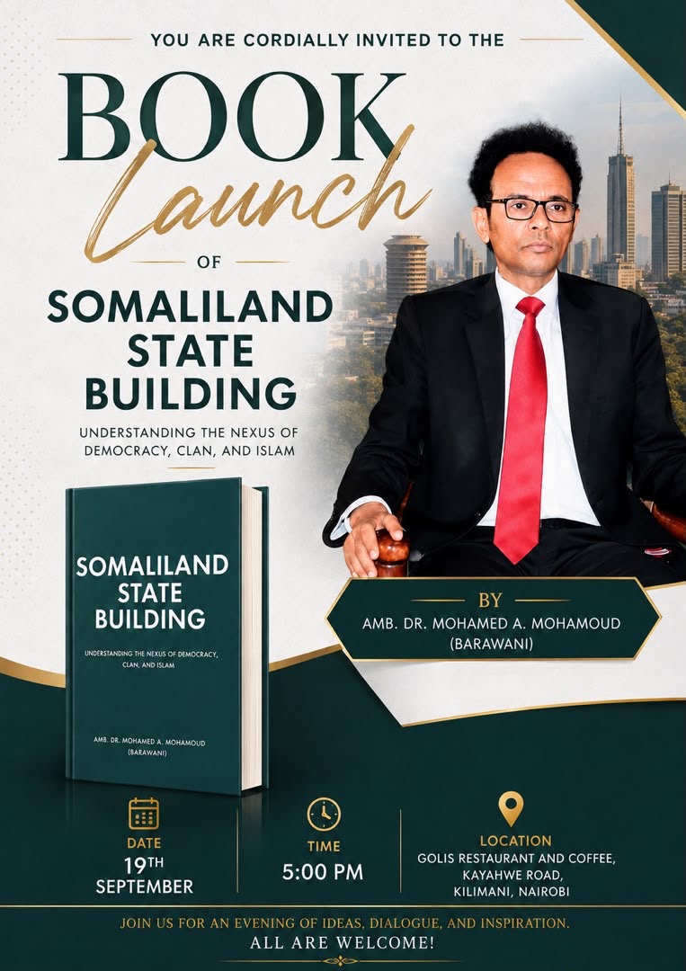 Nairobi iyo Bandhiga Buuga Somaliland State Building oo laga Qoray dhisamaha Somaliland.
