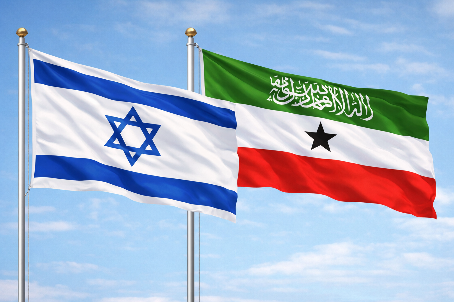Dawlad waliba Danteeda iyo Maslaxadeedu meesha ay ku jirto ayey marta, Somaliland Maslaxadeedu waa Isbahaysiga Esrael, Giriiga iyo Qubrus.