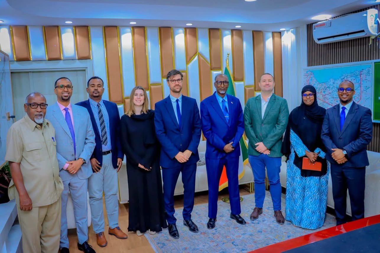 Somaliland Interior Minister Meets Senior UK Government Delegation to Strengthen Security Cooperation.