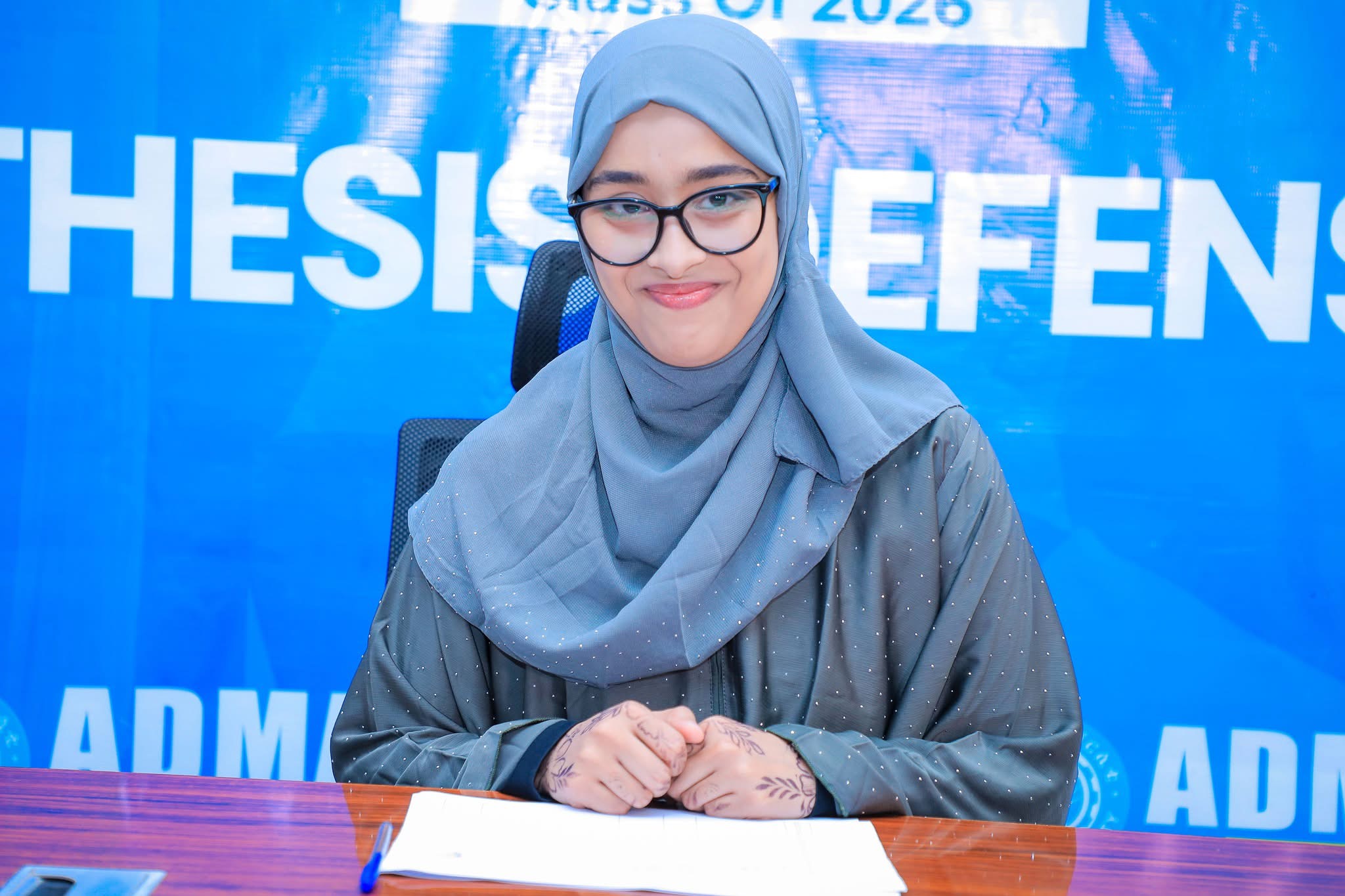 Admas University hosted a Postgraduate Public Thesis Defense, where postgraduate students presented and defended their research.